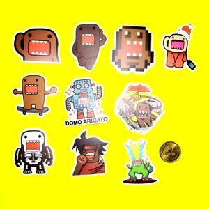 3/$20 Brand New 10x Domo Kun Waterproof Stickers